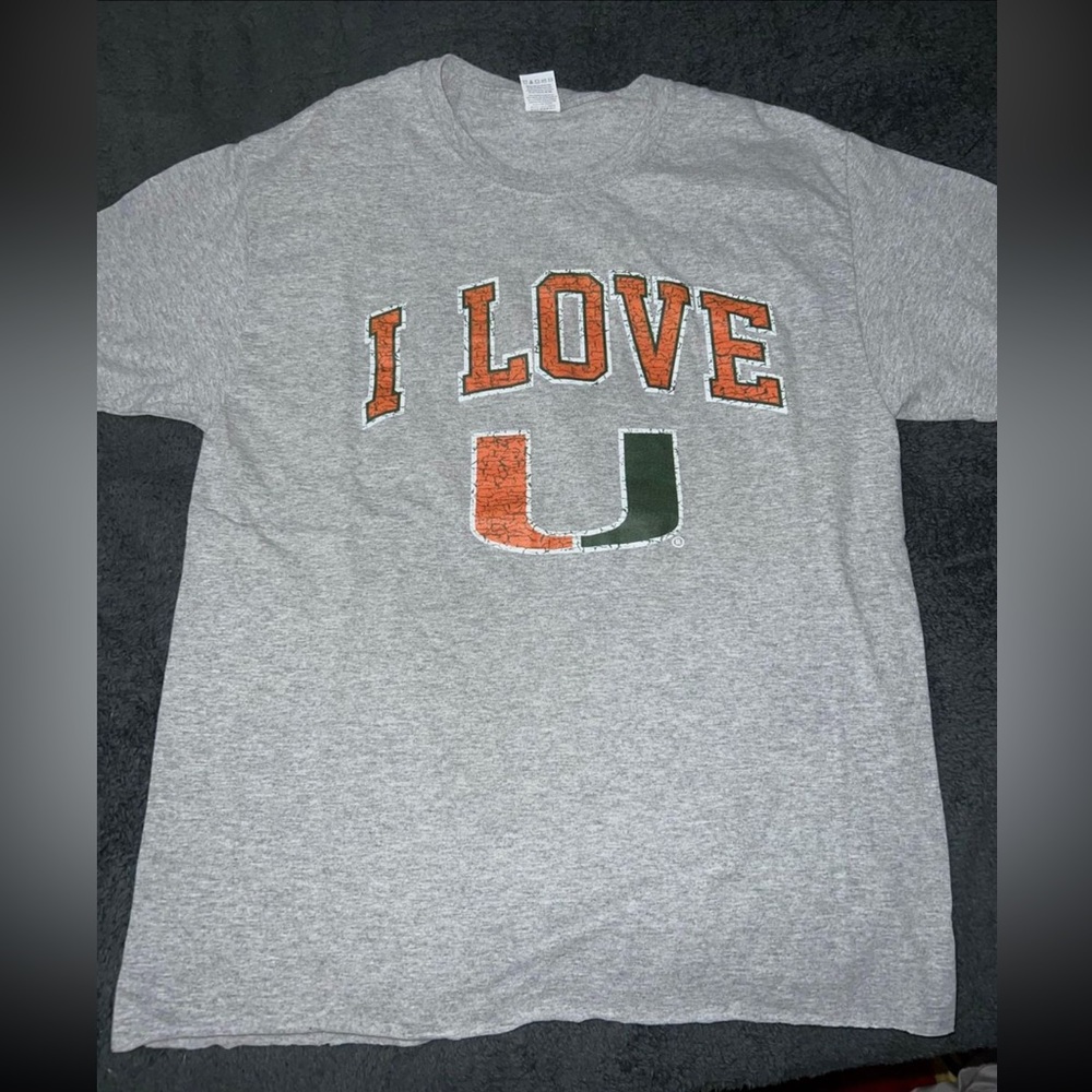 university of miami canes tshirt